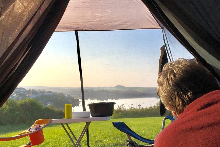 Morning view from our tent - Karen B